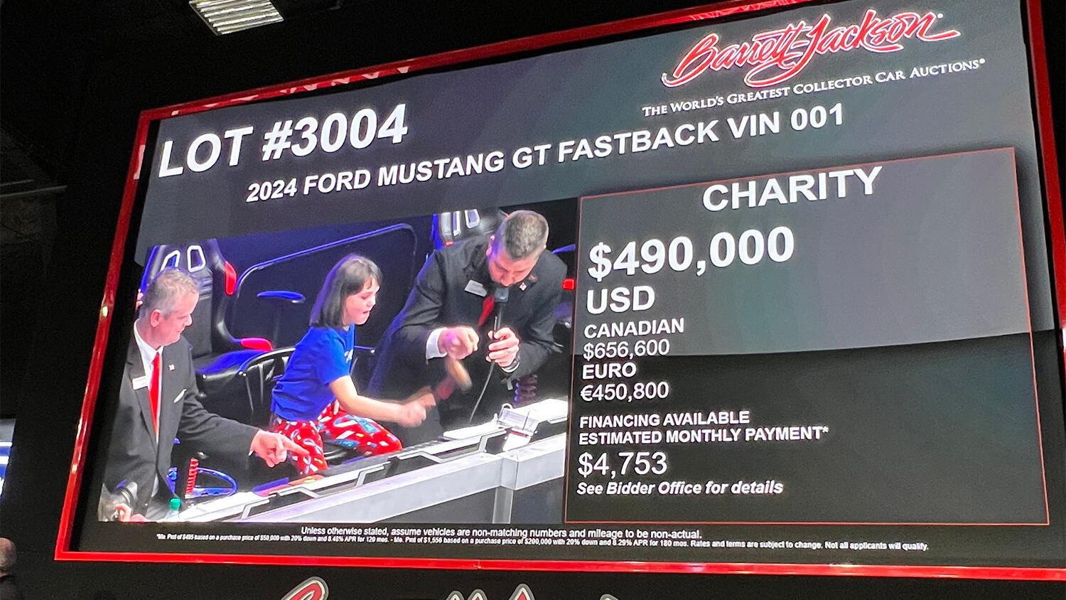 Ford Mustang VIN 001 Top Gear