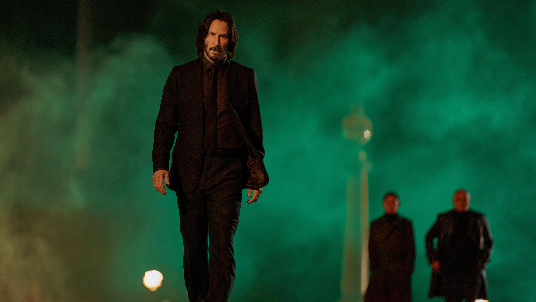 Keanu Reeves John Wick 4 stunt driving