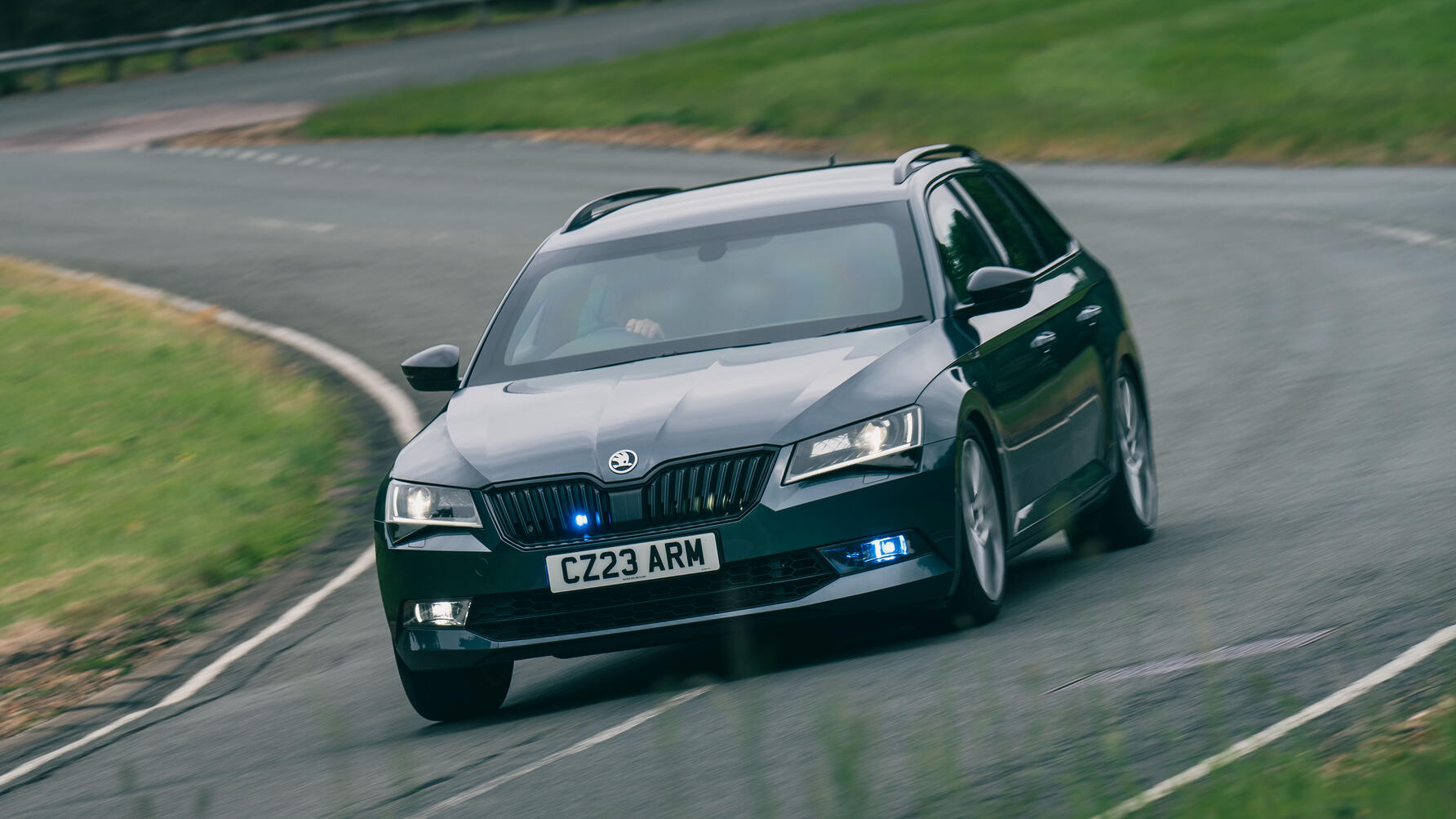 Armoured Skoda Superb Top Gear 2023