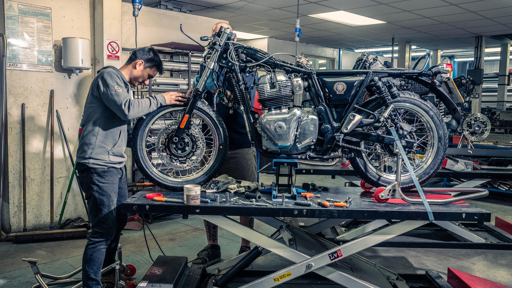 Top Gear Royal Enfield Custom Motorbike Harris Performance