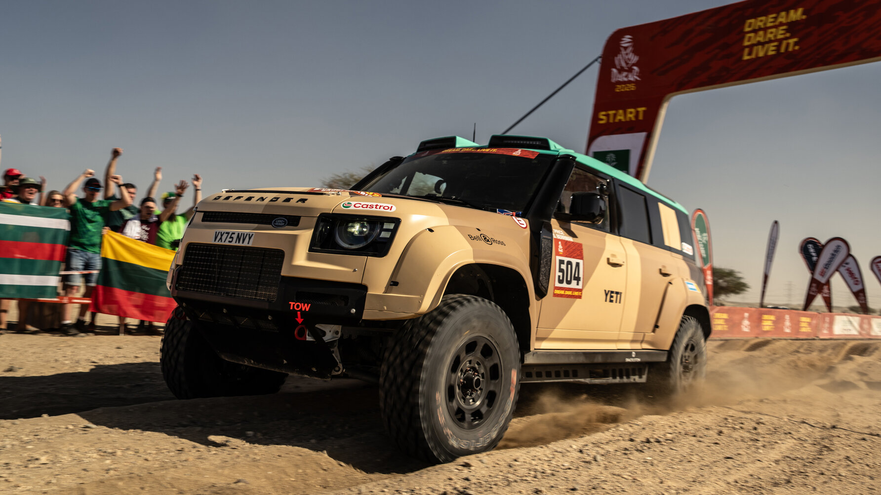 Defender Dakar 2026 Prologue