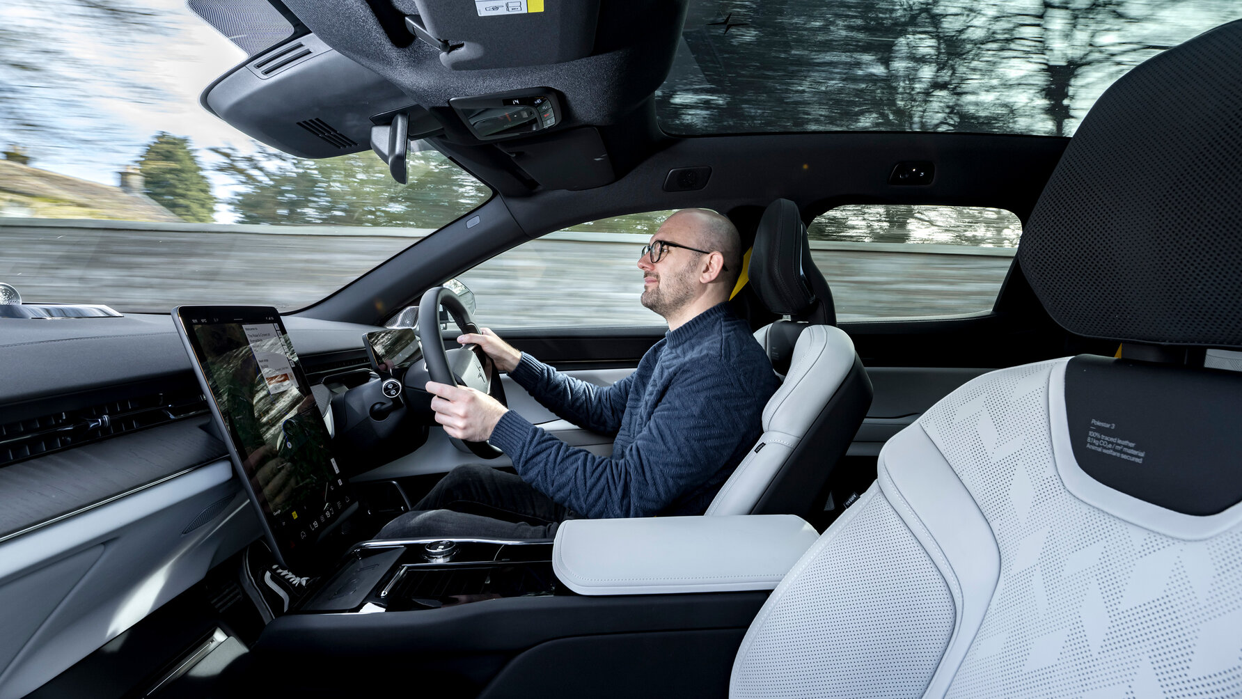 Polestar 3 Stephen Dobie driving