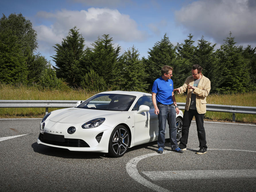 Alpine A110 front quarter