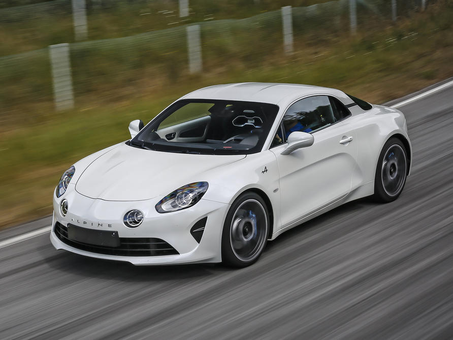 Alpine A110 front quarter