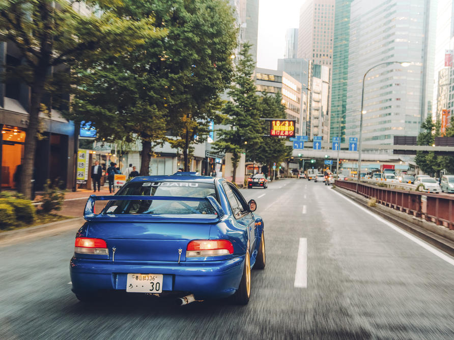 Commuting through Tokyo in a Subaru Impreza rally car | Top Gear