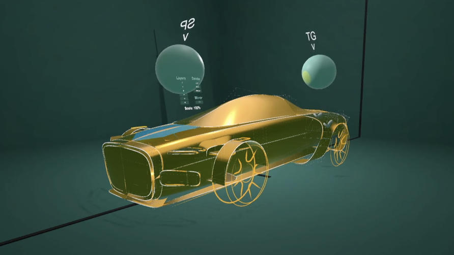 Seymour Powell Lean concept in render with Top Gear