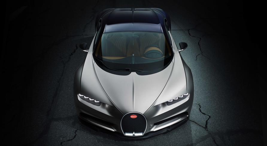 Bugatti Chiron Overhead