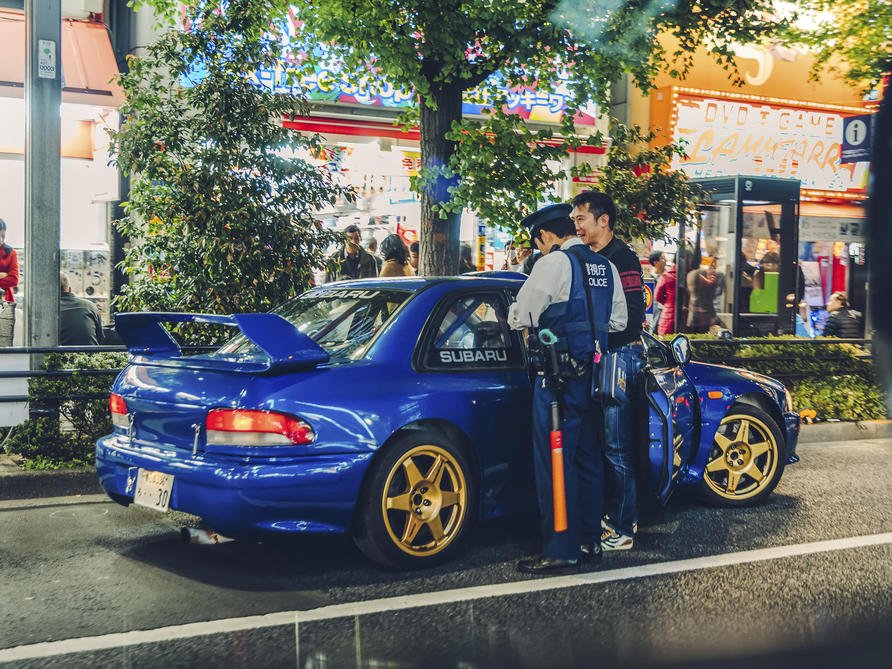 Commuting through Tokyo in a Subaru Impreza rally car | Top Gear