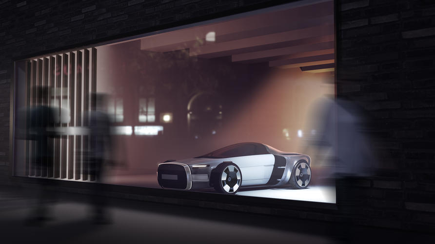 Seymour Powell Lean concept dealership shop front