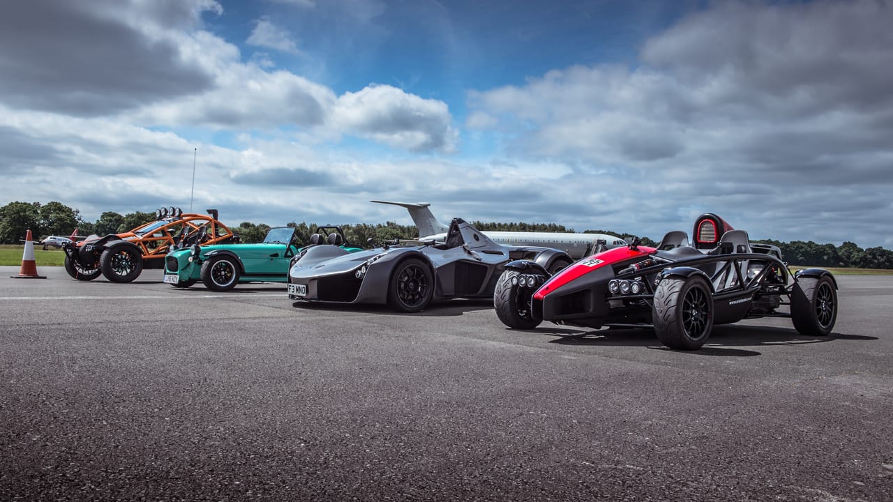 BAC Mono vs Caterham 620S vs Ariel Nomad vs Ariel Atom 3.5 Top Gear